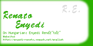 renato enyedi business card